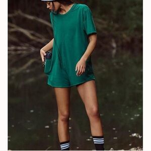 NWOT free people FP MOVEMENT HOT SHOT TEE ROMPER